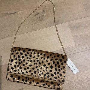 Francesca's Collections Cheetah Clutch